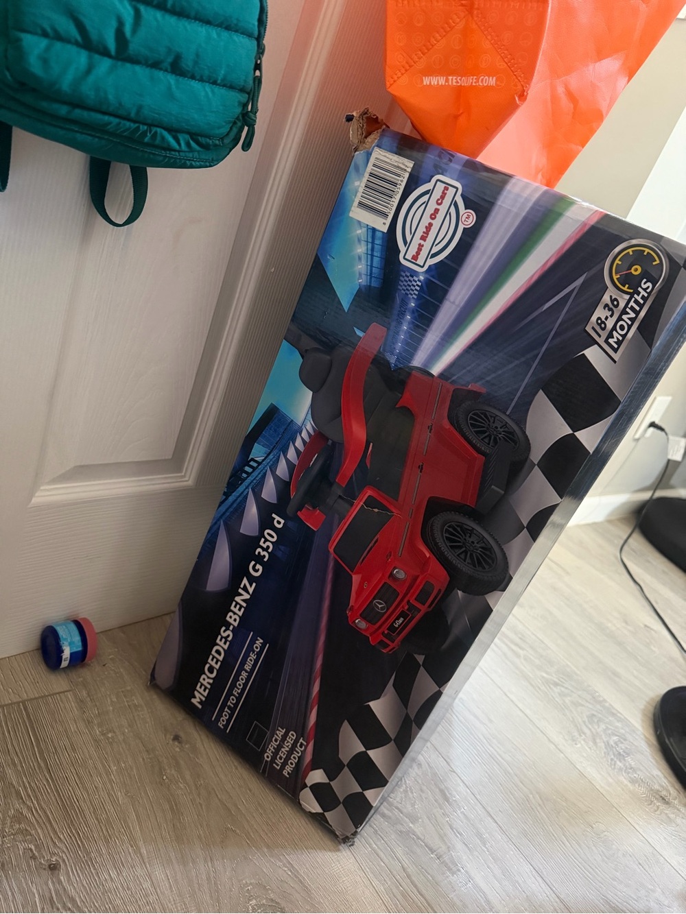 Red Kids Ride-On Car Toy